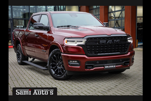 Dodge Ram 1500 LIMITED NIGHT HIGH OUTPUT 540PK 706 Nm 2025 | XB9 | MASSAGE | BOM VOL | CREW CAB | DUBBELE CABINE | GRIJSKENTEKEN | VOORRAAD 2291 - 3485