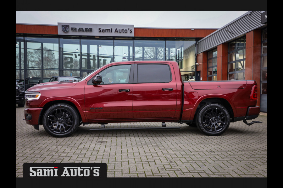 Dodge Ram 1500 LIMITED NIGHT HIGH OUTPUT 540PK 706 Nm 2025 | XB9 | MASSAGE | BOM VOL | CREW CAB | DUBBELE CABINE | GRIJSKENTEKEN | VOORRAAD 2291 - 3485