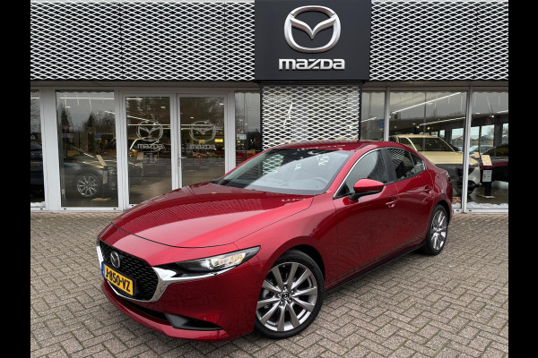 Mazda 3 2.0 e-SkyActiv-G M Hybrid 122 Comfort met Bose DEALERONDERHOUDEN | LEDEREN BEKLEDING | 18" LM-VELGEN | NL-AUTO |