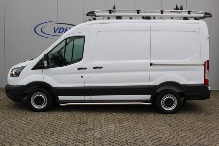 Ford Transit 290 2.0-105pk TDCI L2H2 Ambiente. Totaal 7 stuks, rest wordt nog gepubliceerd. Compleet ingerichte Ford Transit ! Camera, pdc v+a, airco, ladder achterd., opstaptrede met trekhaak, imperiaal met ladder, omvormer naar 220V, etc etc.