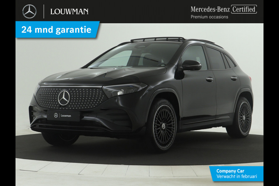 Mercedes-Benz EQA 300 4MATIC AMG Line 67 kWh | Trekhaak |  Panoramaschuifdak | Nightpakket | Premium pakket | KEYLESS-GO comfort pakket Burmester Surround Sound systeem | Parkeerpakket met 360°-camera |