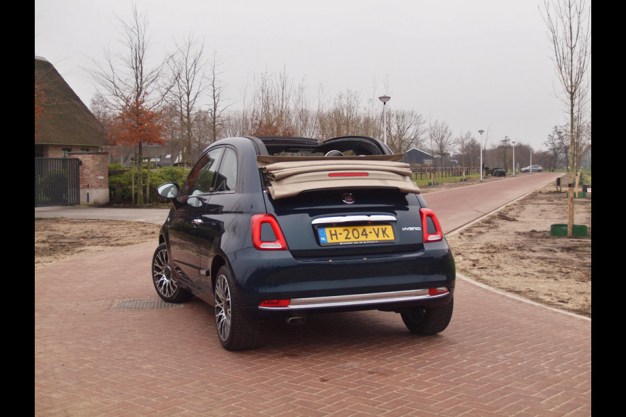 Fiat 500C 1.0 Hybrid Star | Navi | Bluetooth | Leer | Parkeersensoren |