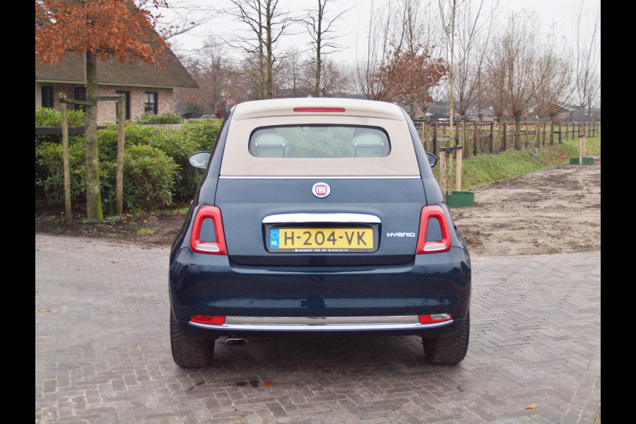 Fiat 500C 1.0 Hybrid Star | Navi | Bluetooth | Leer | Parkeersensoren |