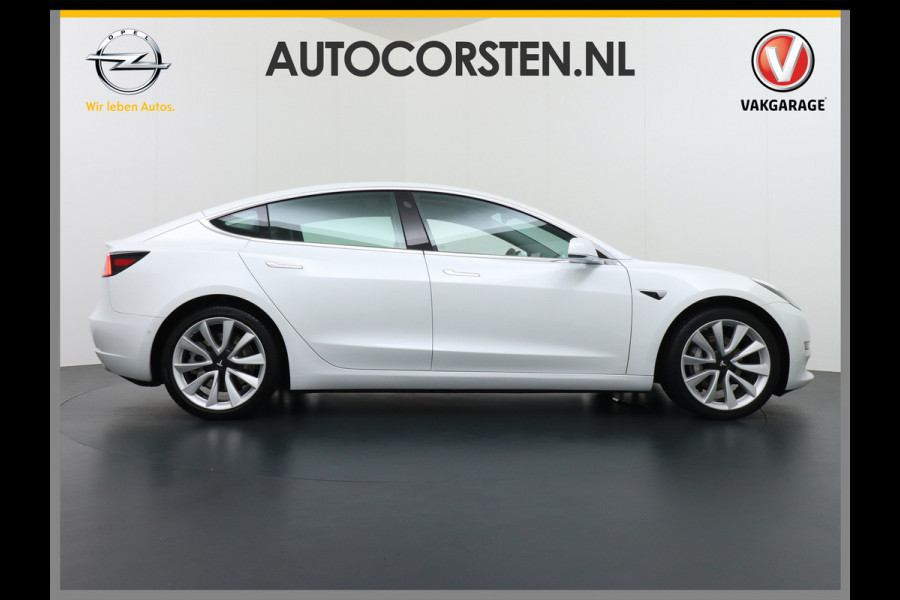 Tesla Model 3 Long Range 75 kWh 463PK FSD-vb.19" Premium-Audio 4wd AutoPilot Pano.dak Camera Leer Adaptive-Cruise+Stop&Go  PDC-A+Voor Wifi Ecc Veel grip door AWD vierwielaandrijving.  Origineel Nederlandse auto ! 1e eigenaar 60k nieuw