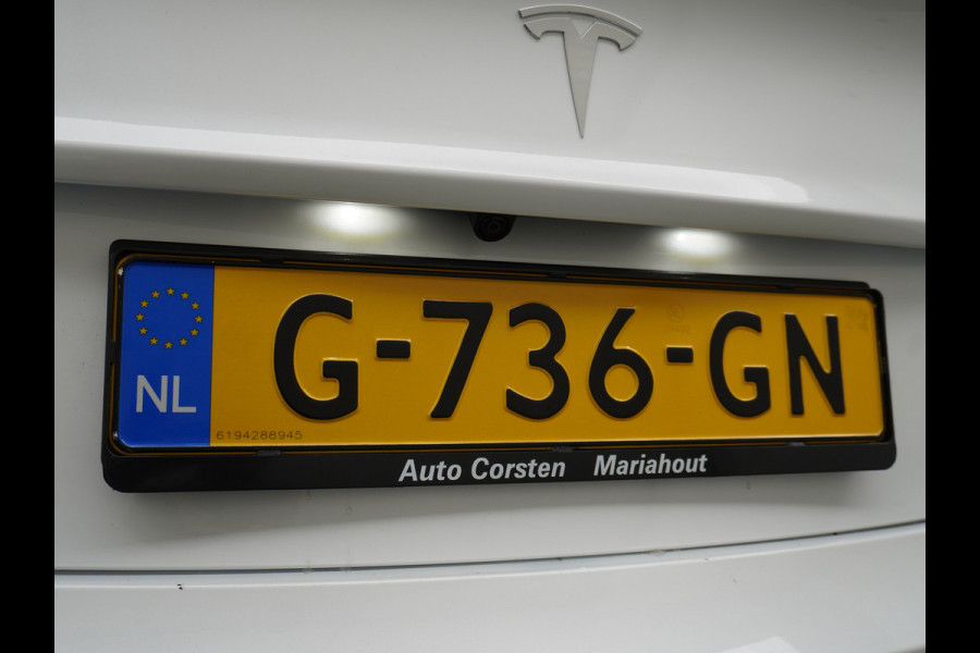 Tesla Model 3 Long Range 75 kWh 463PK FSD-vb.19" Premium-Audio 4wd AutoPilot Pano.dak Camera Leer Adaptive-Cruise+Stop&Go  PDC-A+Voor Wifi Ecc Veel grip door AWD vierwielaandrijving.  Origineel Nederlandse auto ! 1e eigenaar 60k nieuw