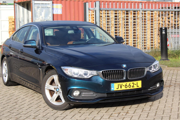 BMW 4 Serie Gran Coupé 418i Centennial High Executive nap nederlandse auto VOL LEDER CAMERA``S NAVI NL AUTO