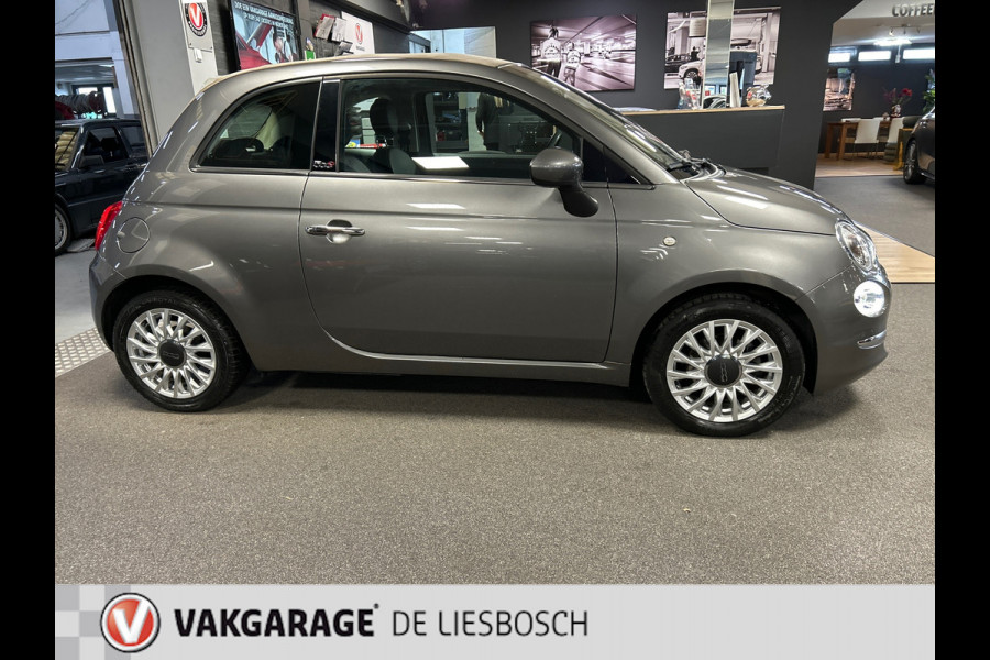 Fiat 500C 0.9 TwinAir Turbo Lounge,leer,navi,mf stuur,boeken