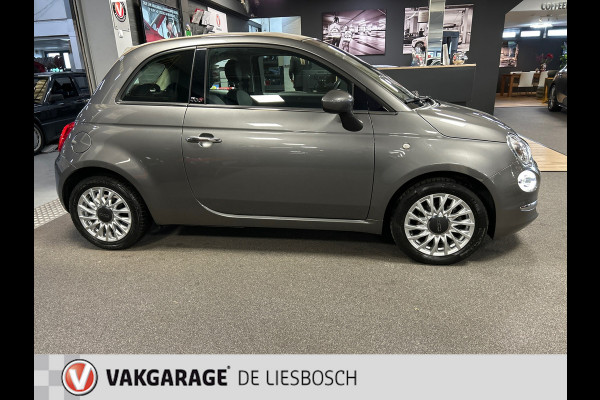 Fiat 500C 0.9 TwinAir Turbo Lounge,leer,navi,mf stuur,boeken