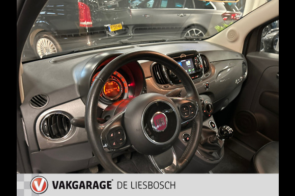 Fiat 500C 0.9 TwinAir Turbo Lounge,leer,navi,mf stuur,boeken