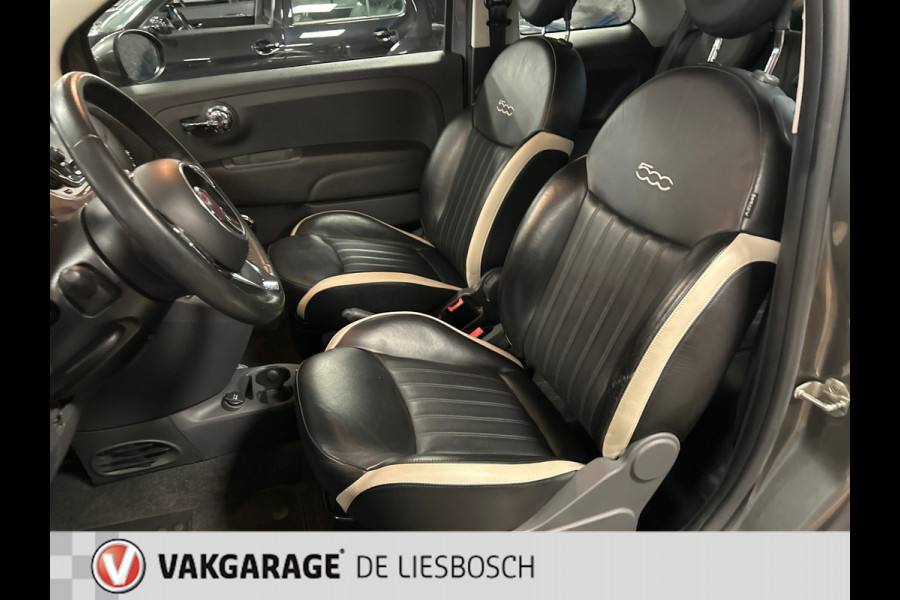 Fiat 500C 0.9 TwinAir Turbo Lounge,leer,navi,mf stuur,boeken