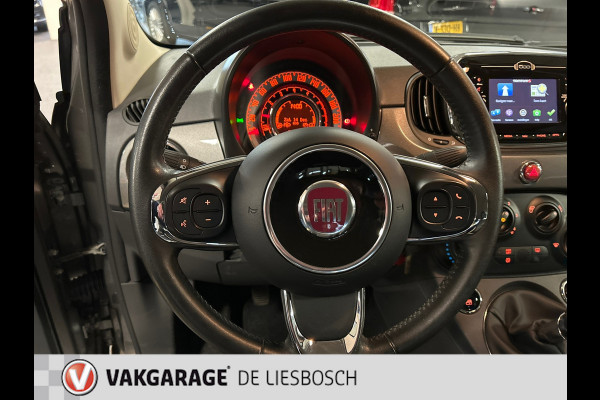 Fiat 500C 0.9 TwinAir Turbo Lounge,leer,navi,mf stuur,boeken