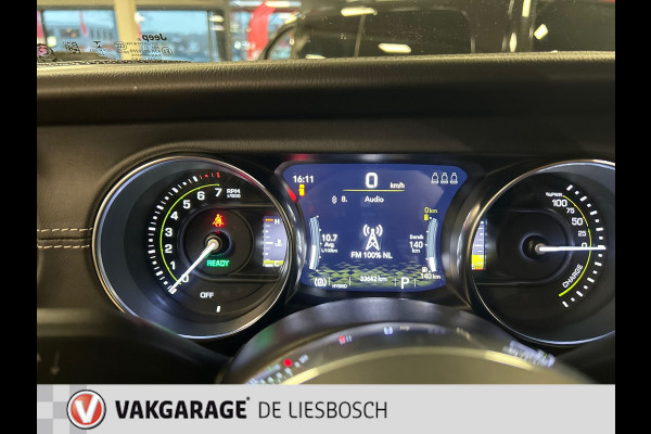 Jeep Wrangler Unlimited 4xe 380 Sahara,cabrio dak,leer,navi,camera,PHEV,alpine audio