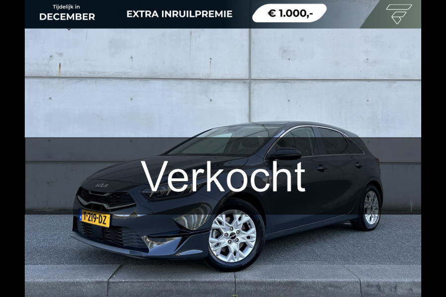 Kia Ceed 1.5 T-GDi DynamicPlusLine | Camera | Navi | H-Leder | Stuur-/Stoelverwarming | Key-Less | Clima | Apple CarPlay/Android Auro | PDC | Cruise | LED |