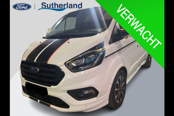 Ford Transit Custom 320 2.0 TDCI L1H1 Sport DC 185pk Automaat | Dubbele Cabine | Marge BTW vrij | Adaptive Cruise Control | Achteruitrijcamera |  Dubbele Schuifdeur incl. privacy glass | Trekhaak