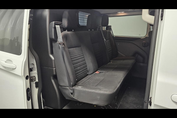 Ford Transit Custom 340 2.0 TDCI L2H1 Limted | 170pk Automaat | Dubbele Cabine | DC | Dubbele Schuifdeur incl. privacy glass | Standkachel | Stoelverwarming | Xenon Koplampen | Trekhaak | Camera