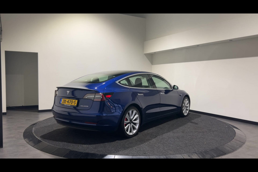 Tesla Model 3 Performance AWD 75 kWh | SoH certificaat bij aanschaf | Lichtmetalen velgen | Rode remklauwen