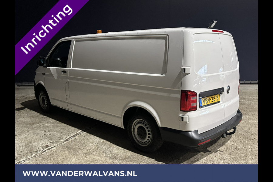 Volkswagen Transporter 2.0 TDI 150pk L2H1 inrichting Euro6 Airco | 2500kg trekhaak | Camera Cruisecontrol, Parkeersensoren