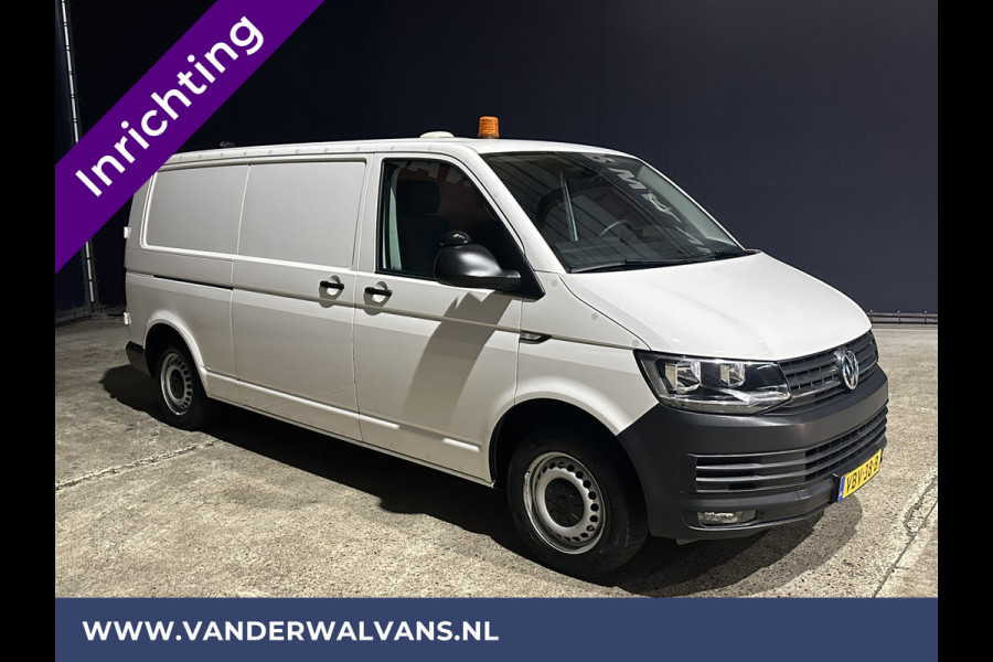 Volkswagen Transporter 2.0 TDI 150pk L2H1 inrichting Euro6 Airco | 2500kg trekhaak | Camera Cruisecontrol, Parkeersensoren