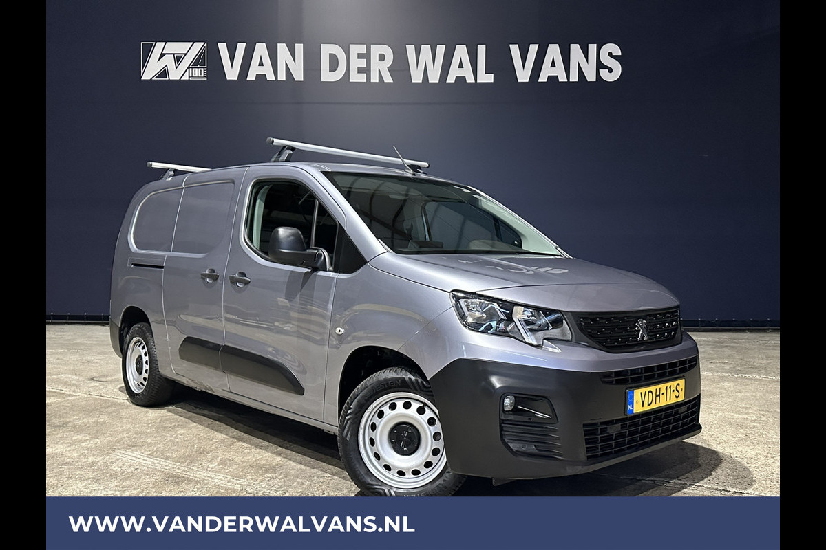 Peugeot Partner 1.5 BlueHDI 102pk L2H1 Euro6 Airco | 3-Zits | Navigatie | Apple Carplay Android Auto, Cruisecontrol, Trekhaak, Parkeersensoren, bijrijdersbank