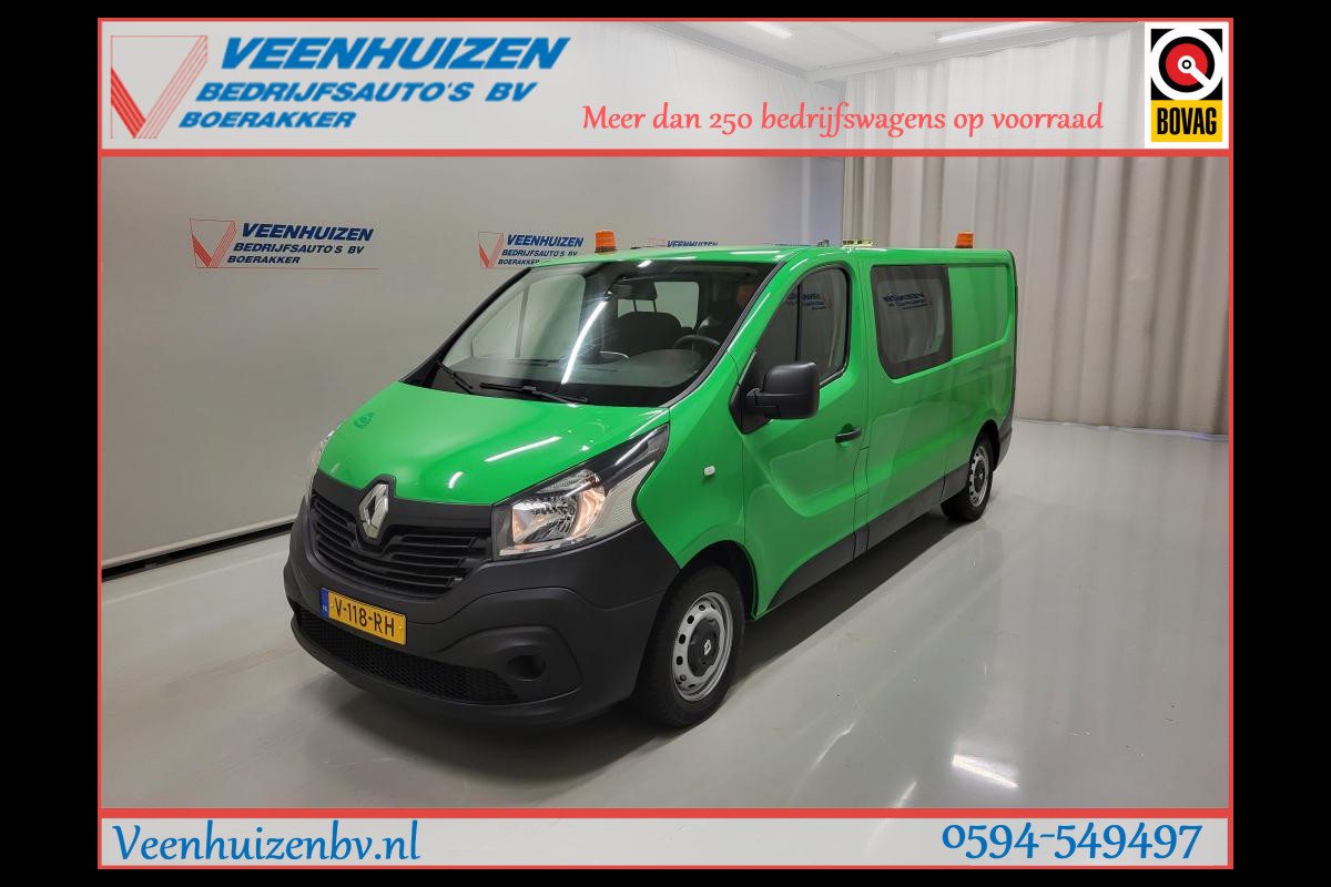 Renault Trafic 1.6dCi L2/H1 Dubbele Cabine Euro 6!