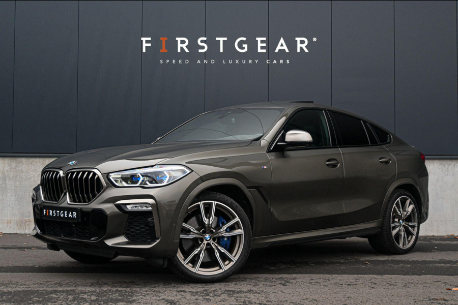 BMW X6 M50d High Executive *M-Sport / Actieve-Besturing / Harman Kardon / HUD / Panorama / Interieur Carbon*