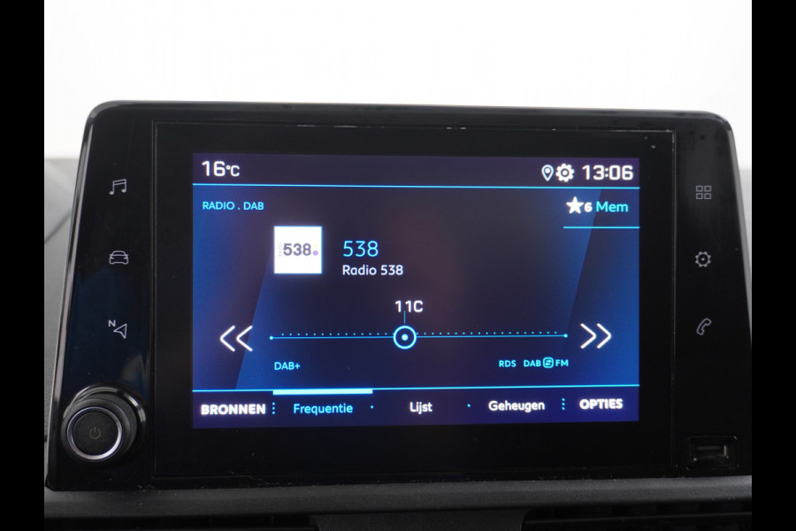 Peugeot Partner 1.5 BlueHDI 102PK Premium Android Auto Apple Carplay Airco Cruise Control Pdc DAB Bluetooth Carkitt Schuifdeur Achterdeuren met ruit Connected Elec.ramen en Spiegels CV-Afstandbediend Euro 6