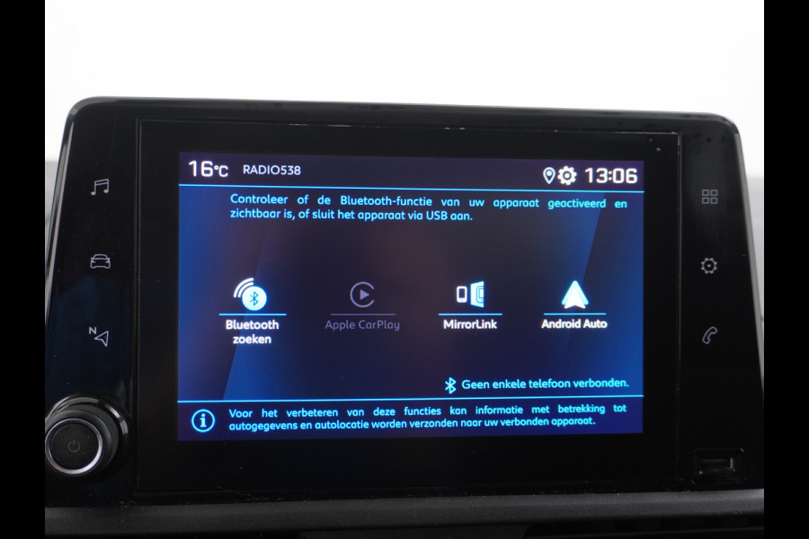 Peugeot Partner 1.5 BlueHDI 102PK Premium Android Auto Apple Carplay Airco Cruise Control Pdc DAB Bluetooth Carkitt Schuifdeur Achterdeuren met ruit Connected Elec.ramen en Spiegels CV-Afstandbediend Euro 6