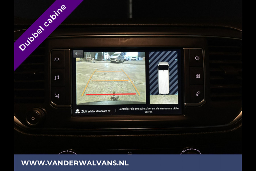 Opel Vivaro 2.0 CDTI 123pk L3H1 Dubbele cabine Euro6 Airco | 5-Zits | Camera | Navigatie 2500kg Trekhaak, Apple Carplay, Android Auto, Cruisecontrol, Parkeersensoren