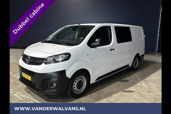 Opel Vivaro 2.0 CDTI 123pk L3H1 Dubbele cabine Euro6 Airco | 5-Zits | Camera | Navigatie 2500kg Trekhaak, Apple Carplay, Android Auto, Cruisecontrol, Parkeersensoren