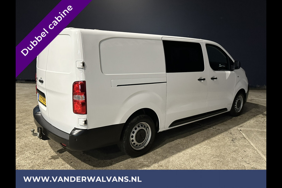 Opel Vivaro 2.0 CDTI 123pk L3H1 Dubbele cabine Euro6 Airco | 5-Zits | Camera | Navigatie 2500kg Trekhaak, Apple Carplay, Android Auto, Cruisecontrol, Parkeersensoren