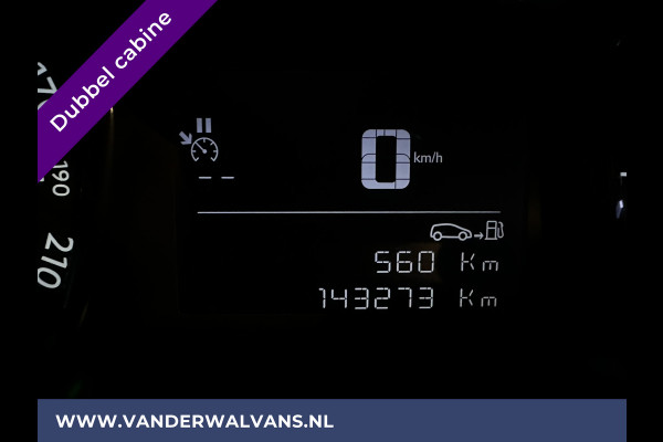 Opel Vivaro 2.0 CDTI 123pk L3H1 Dubbele cabine Euro6 Airco | 5-Zits | Camera | Navigatie 2500kg Trekhaak, Apple Carplay, Android Auto, Cruisecontrol, Parkeersensoren