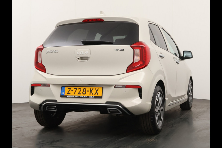 Kia Picanto 1.0 DPi GT-Line - Cruise Control - Climate Control - Leder - Navigatie - Apple/Android Carplay - Fabrieksgarantie Tot 2031