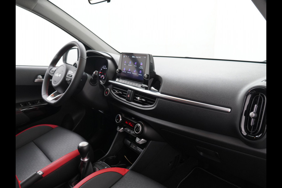 Kia Picanto 1.0 DPi GT-Line - Cruise Control - Climate Control - Leder - Navigatie - Apple/Android Carplay - Fabrieksgarantie Tot 2031