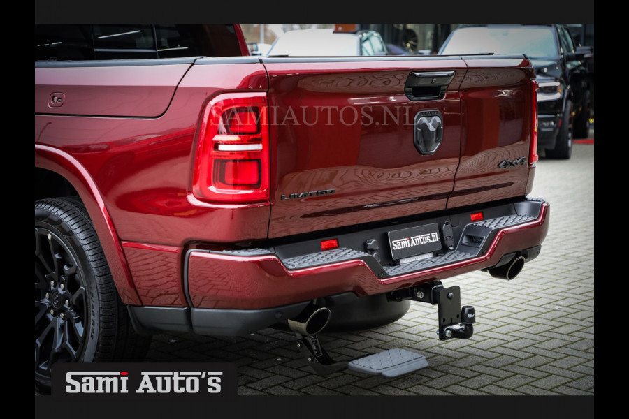 Dodge Ram 1500 LIMITED NIGHT HIGH OUTPUT 540PK 706 Nm 2025 | XB9 | MASSAGE | BOM VOL | CREW CAB | DUBBELE CABINE | GRIJSKENTEKEN | VOORRAAD NR 2302 - 7425