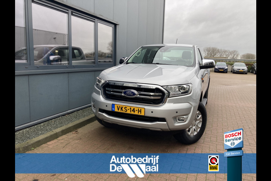 Ford Ranger 2.0 TDCi Euro6 170pk 4WD Automaat XLT Super Cab AIRCO/CRUISE/CARPLAY/PDC/TREKH./VOORRUITVERWARMING