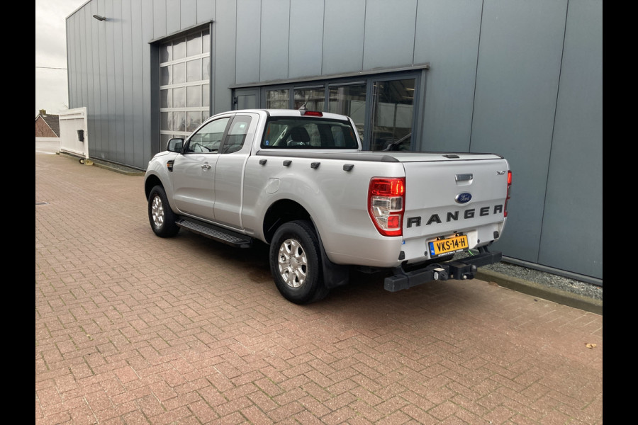 Ford Ranger 2.0 TDCi Euro6 170pk 4WD Automaat XLT Super Cab AIRCO/CRUISE/CARPLAY/PDC/TREKH./VOORRUITVERWARMING