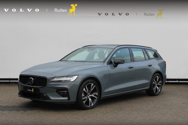 Volvo V60 B3 177PK Automaat Plus Dark Google infotainment / Schuif kanteldak / Dode hoekherkenning(BLIS) / Adaptieve Cruise control / Semi elektrisch wegklapbare trekhaak / Pilot assist / 360 graden parkeercamera