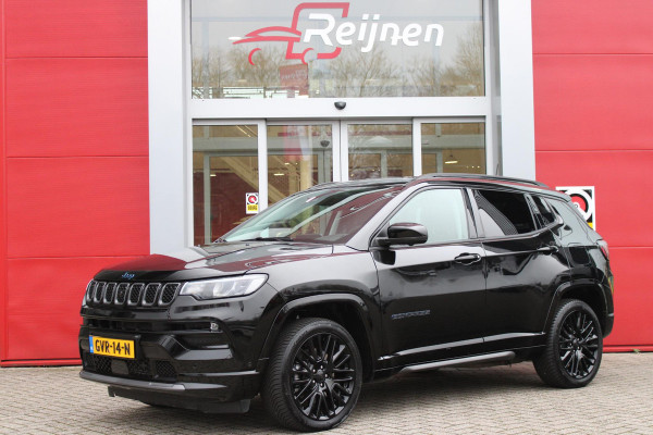 Jeep Compass 4xe SUMMIT 240PK PHEV AUTOMAAT | NAVIGATIE 10,25 "TOUCHSCREEN | APPLE CARPLAY/ANDROID AUTO | 360° CAMERA | DAB+ RADIO | CLIMATE CONTROL | 19"GLOSS BLACK LICHTMETALEN VELGEN | ADAPTIVE / CRUISE CONTROL | DIGITAAL INSTRUMENTENPANEEL | LEDEREN BEKLEDING | STOELVERWARMING / STOELKOELING | ELEKTRISCH VERSTELBARE BESTUURDERSSTOEL MET GEHEUGEN / BIJRIJDERSTOEL ELEKTRISCH VERSTELBAAR | ELEKTRISCH BEDIENBARE ACHTERKLEP | FULL LED KOPLAMPEN | LED MISTLAMPEN / BOCHTVERLICHTING | KEYLESS ENTRY & START | DRAADLOOS LADEN | DRAADLOOS APPLE CARPLAY |