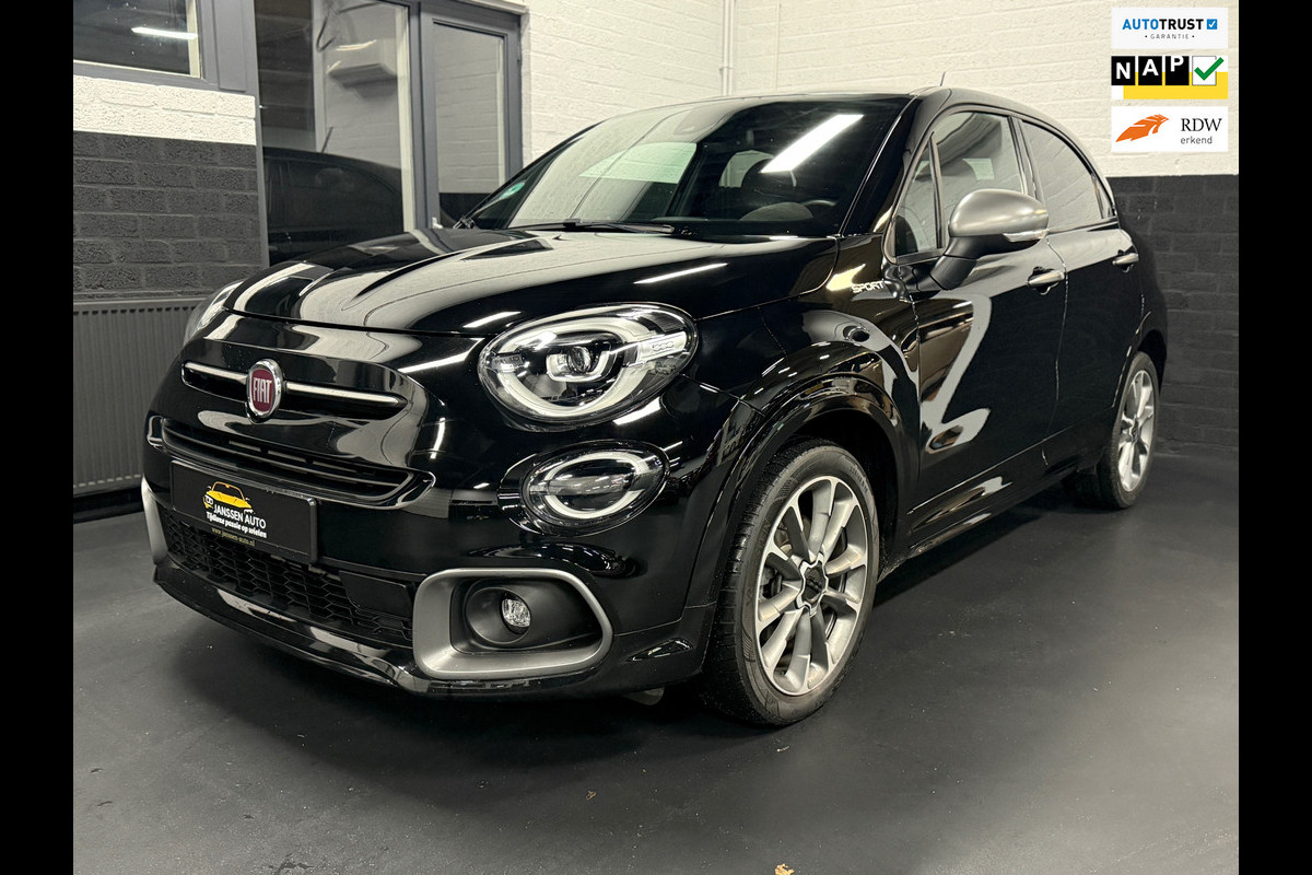 Fiat 500X 1.3 GSE Sport, leder, automaat, navi, camera, led, 1e eigenaar, garantie