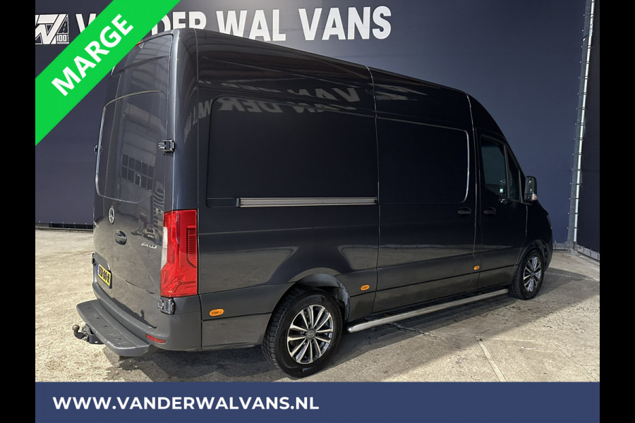 Mercedes-Benz Sprinter 314 CDI **MARGE, GEEN BTW** L2H2 Euro6 Airco | Camera | Cruisecontrol | Stoelverwarming lichtmetalen velgen, trekhaak, apple carplay, android auto, chauffeursstoel, bijrijdersbank, sidebars