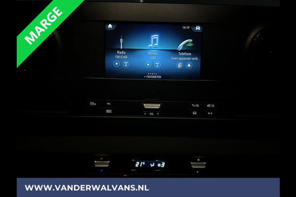 Mercedes-Benz Sprinter 314 CDI **MARGE, GEEN BTW** L2H2 Euro6 Airco | Camera | Cruisecontrol | Stoelverwarming lichtmetalen velgen, trekhaak, apple carplay, android auto, chauffeursstoel, bijrijdersbank, sidebars