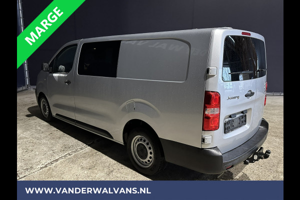 Citroën Jumpy 2.0 BlueHDI **MARGE, GEEN BTW** 123pk L3H1 XL Dubbel cabine Euro6 Airco | Navigatie Cruisecontrol, Apple Carplay, Trekhaak, Parkeersensoren, 5-Zits