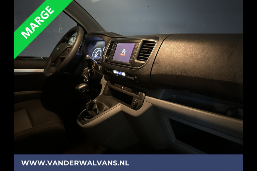 Citroën Jumpy 2.0 BlueHDI **MARGE, GEEN BTW** 123pk L3H1 XL Dubbel cabine Euro6 Airco | Navigatie Cruisecontrol, Apple Carplay, Trekhaak, Parkeersensoren, 5-Zits