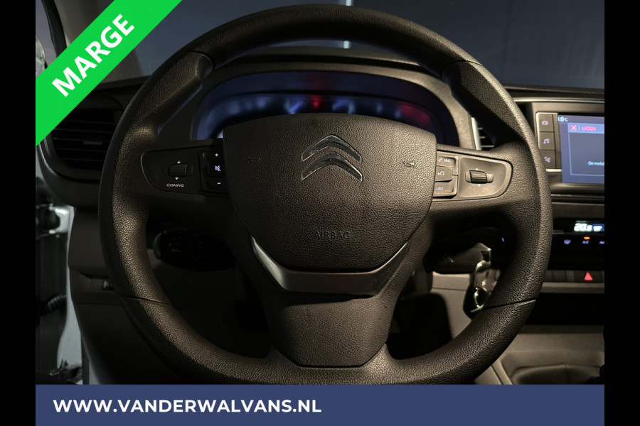 Citroën Jumpy 2.0 BlueHDI **MARGE, GEEN BTW** 123pk L3H1 XL Dubbel cabine Euro6 Airco | Navigatie Cruisecontrol, Apple Carplay, Trekhaak, Parkeersensoren, 5-Zits