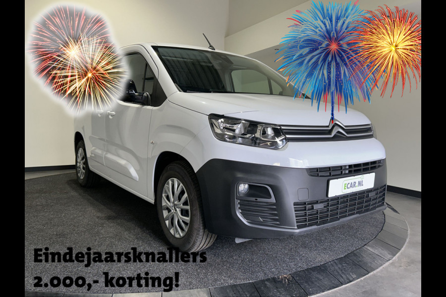 Citroën E-Berlingo 136 L1 50 kWh | Navigatie | Parkeersensoren Nieuw! Deze maand gratis laadpas met € 500,- laad tegoed!