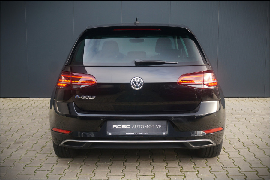 Volkswagen e-Golf e-Golf | Virtual | Dynaudio | Camera | Warmtepomp | NAP | Stoelverwarming | LED | Ambience Verlichting | BTW | Adaptive Cruise Control | LM. Velgen | Climate Control | Navigatie | PDC |