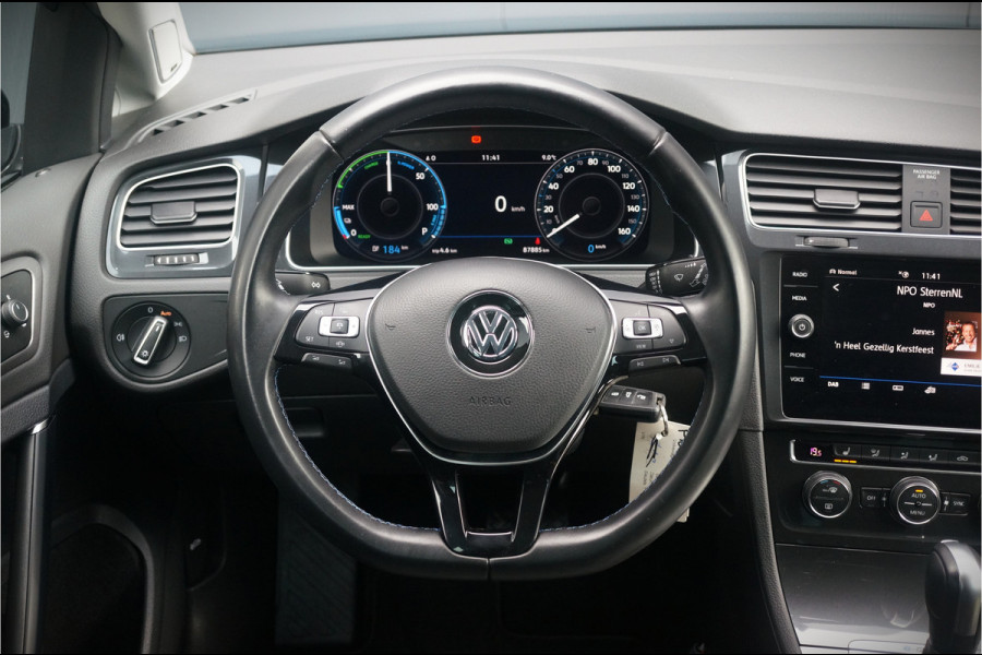 Volkswagen e-Golf e-Golf | Virtual | Dynaudio | Camera | Warmtepomp | NAP | Stoelverwarming | LED | Ambience Verlichting | BTW | Adaptive Cruise Control | LM. Velgen | Climate Control | Navigatie | PDC |