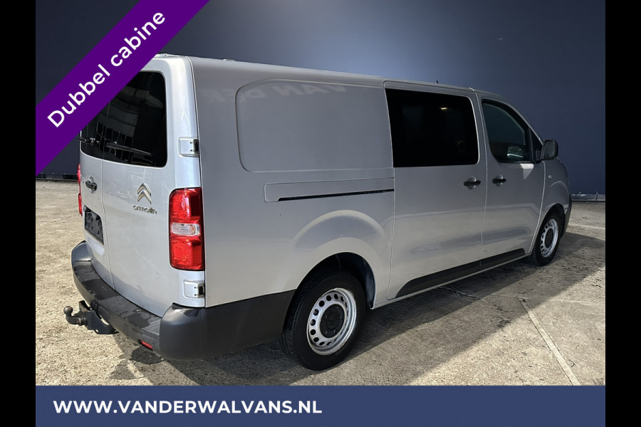 Citroën Jumpy 2.0 BlueHDI **MARGE, GEEN BTW** 123pk L3H1 XL Dubbel cabine Euro6 Airco | Navigatie Cruisecontrol, Apple Carplay, Android Auto, Trekhaak, Parkeersensoren, 5-Zits