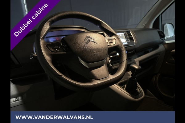 Citroën Jumpy 2.0 BlueHDI **MARGE, GEEN BTW** 123pk L3H1 XL Dubbel cabine Euro6 Airco | Navigatie Cruisecontrol, Apple Carplay, Android Auto, Trekhaak, Parkeersensoren, 5-Zits