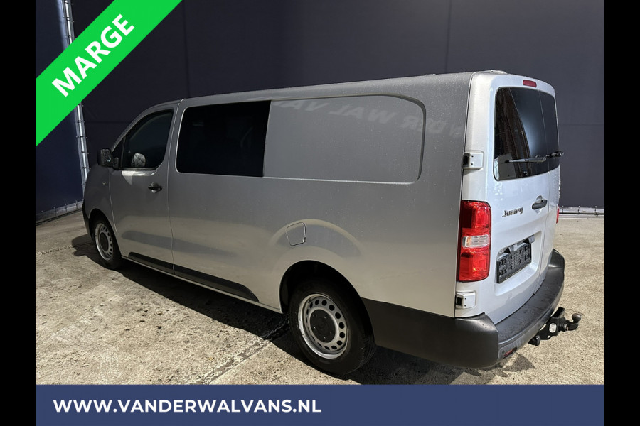 Citroën Jumpy 2.0 BlueHDI **MARGE, GEEN BTW** 123pk L3H1 XL Dubbel cabine Euro6 Airco | Navigatie Cruisecontrol, Apple Carplay, Trekhaak, Parkeersensoren, 5-Zits